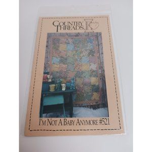 I'm Not A Baby Anymore  ~ Country Threads ~ Quilt 42" x 60" ~ Quilt Pattern